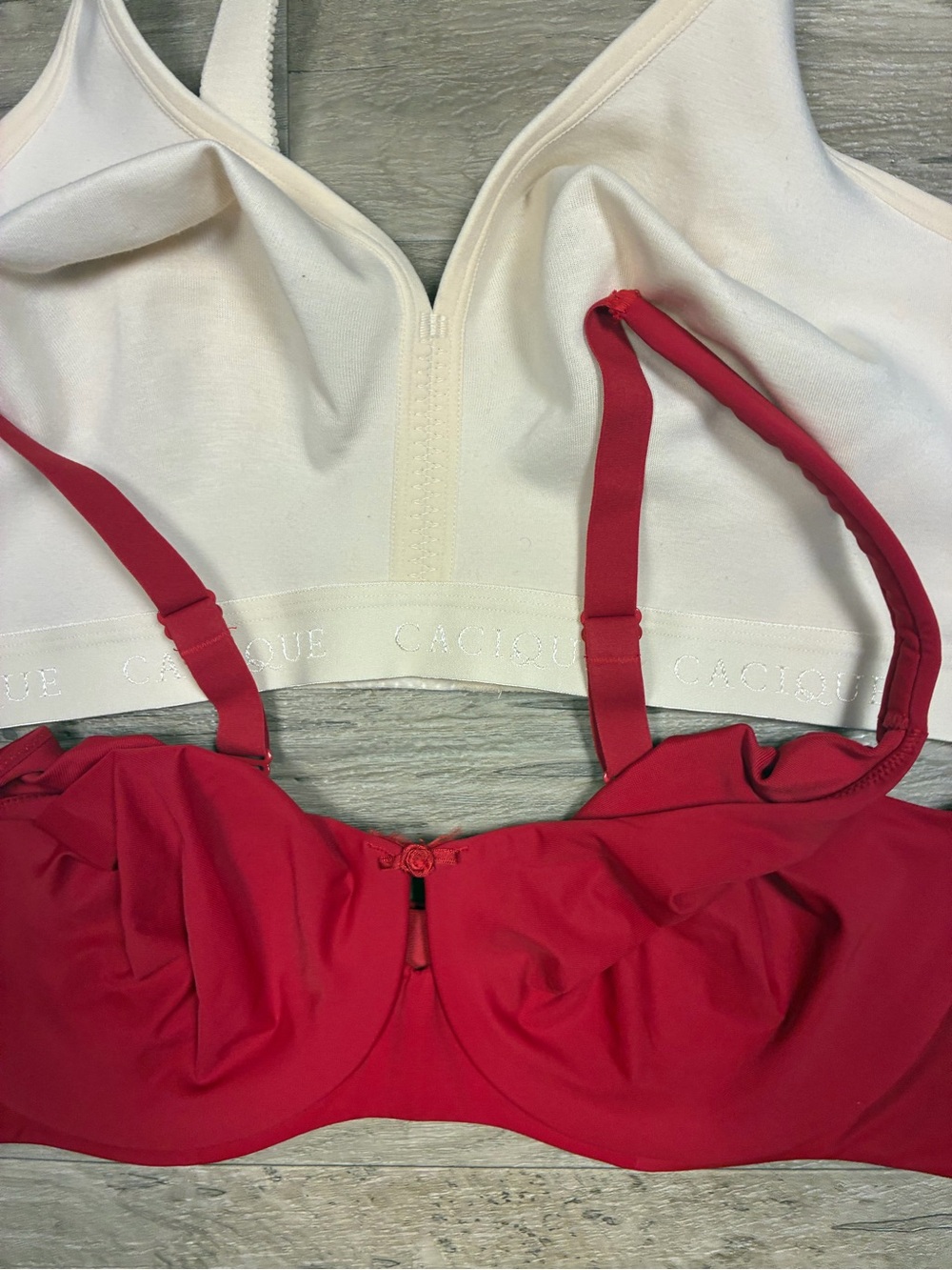 Cacique 2 Bras Underwired Unlined Full Coverage No Wire - Picture 2 of 12